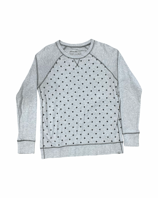 Top Ls By Eddie Bauer In Grey, Size:M