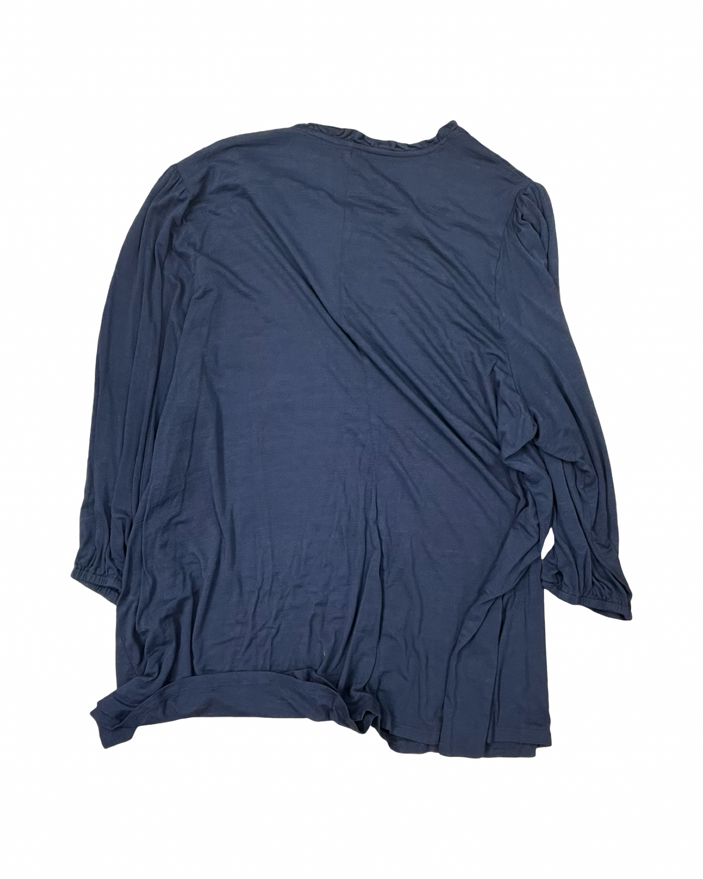 Top 3/4 Sleeve By Lane Bryant In Navy, Size:4X
