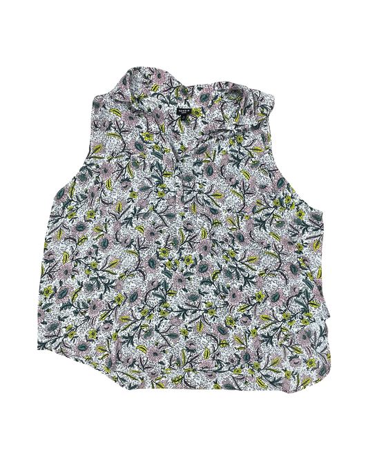 Top Sleeveless By Torrid In White, Size:4X