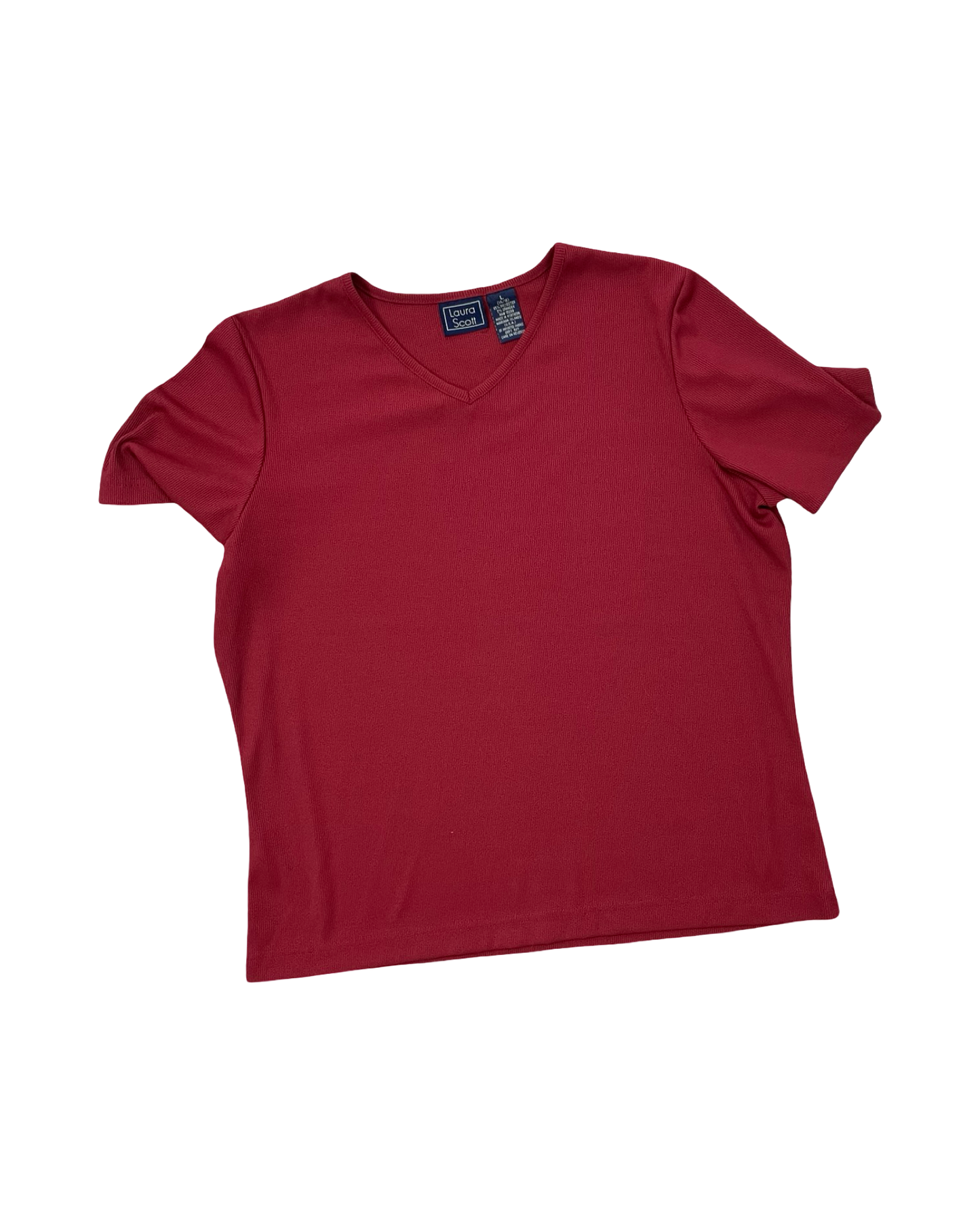 Top Ss By Laura Scott In Red, Size:L