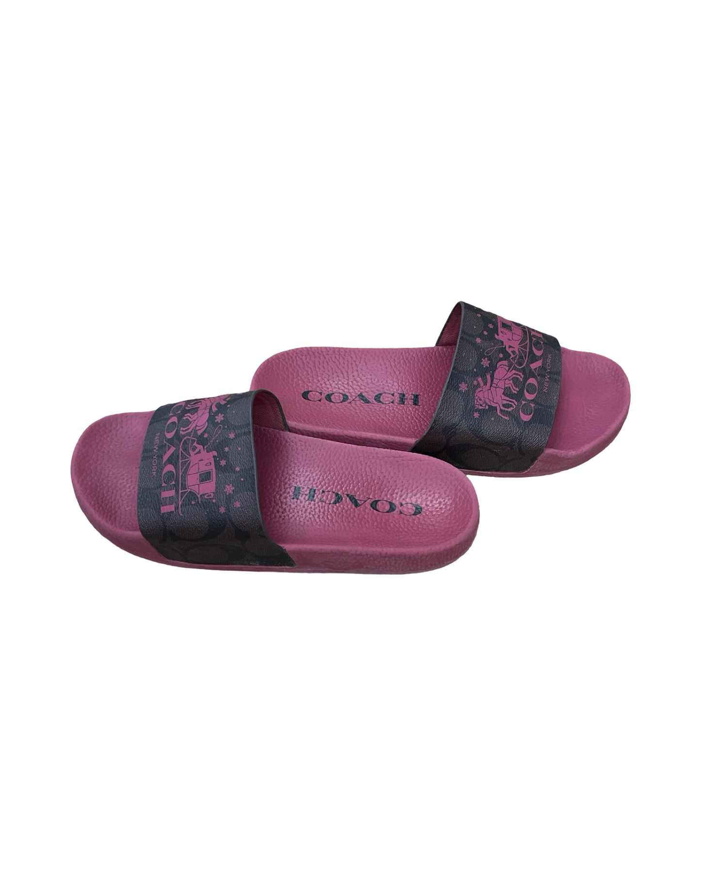 Sandals Designer By Coach In Mauve, Size:7
