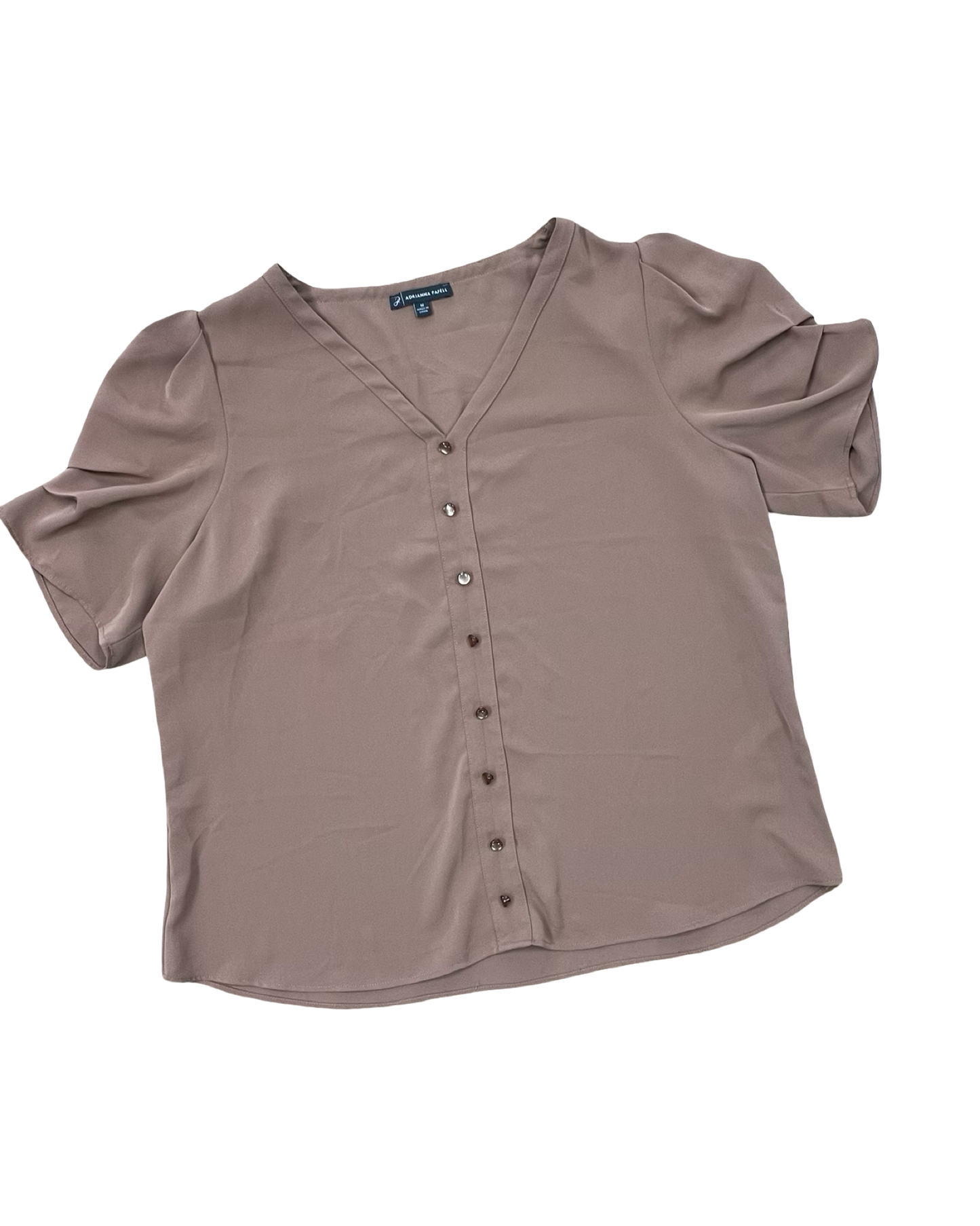 Top Ss By Adrianna Papell In Tan, Size:M