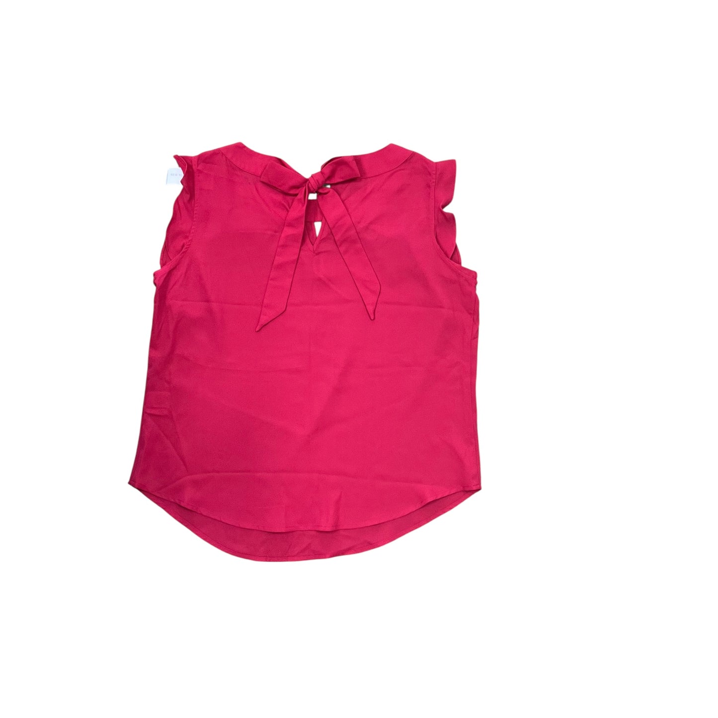 Blouse Sleeveless By New York And Co In Pink, Size:L