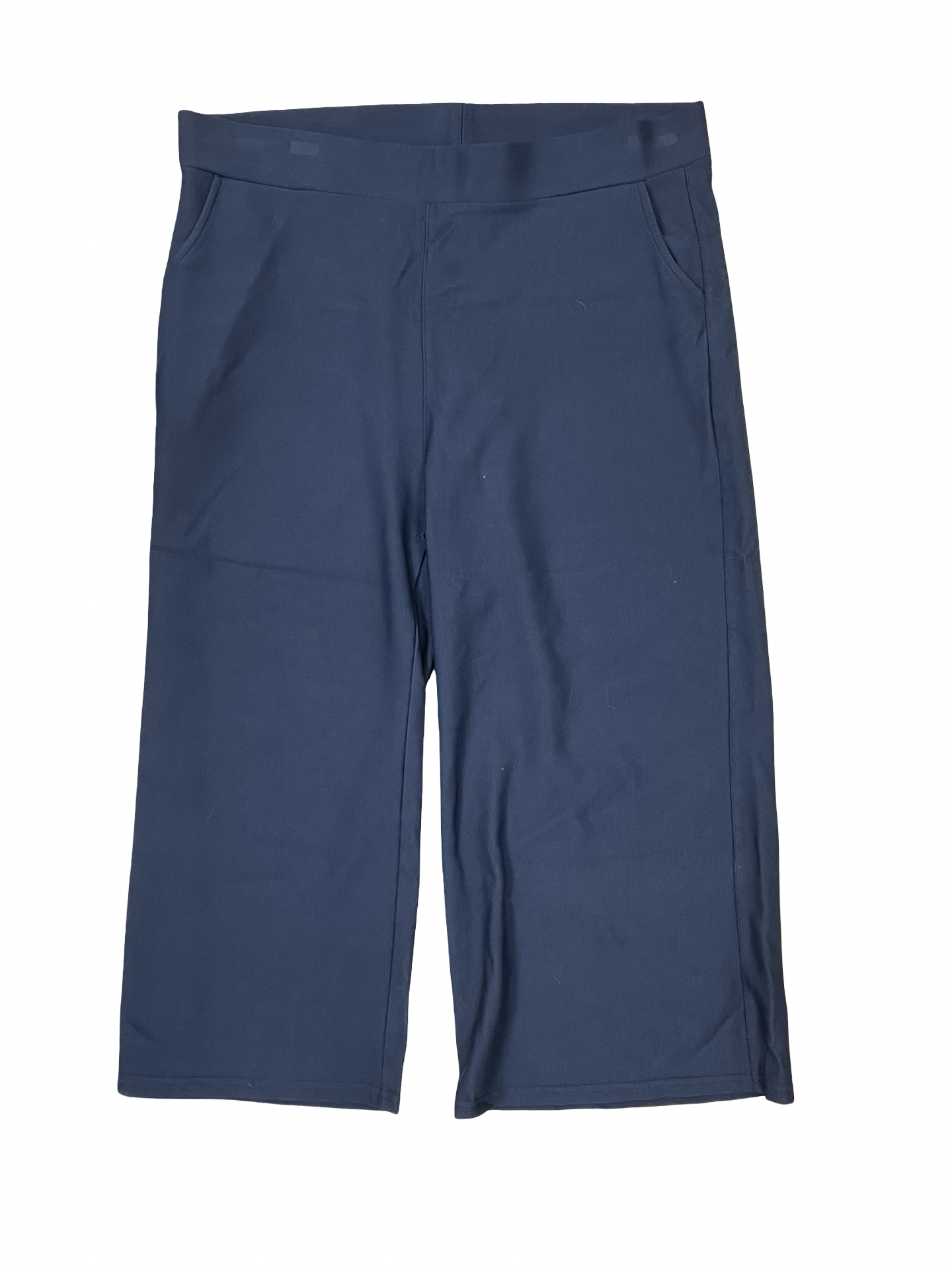 Pants Cropped By Clothes Mentor In Blue, Size:2X