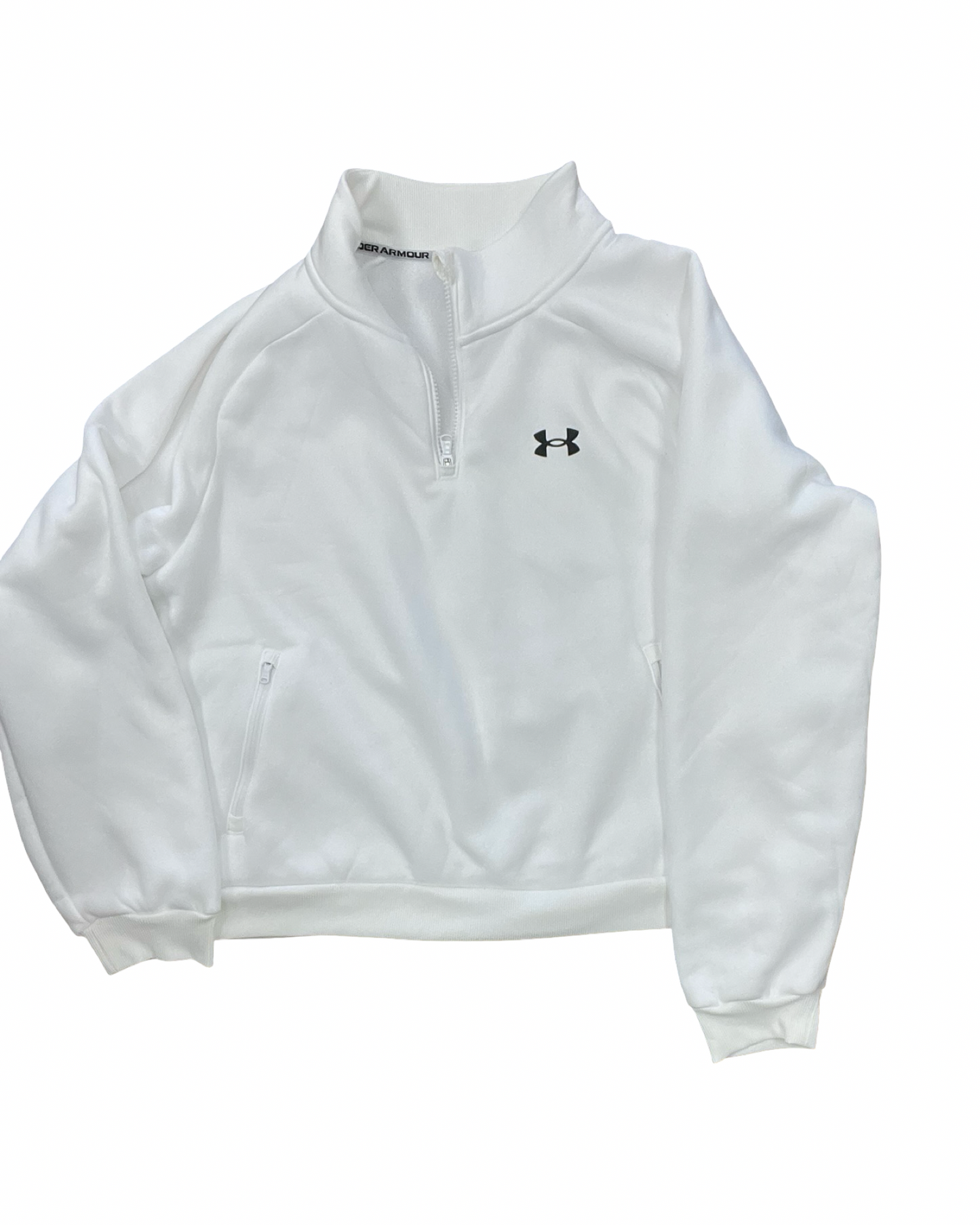 Sweatshirt Collar By Under Armour In White, Size:Xl