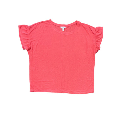 Top Ss By Time And Tru In Orange, Size:L