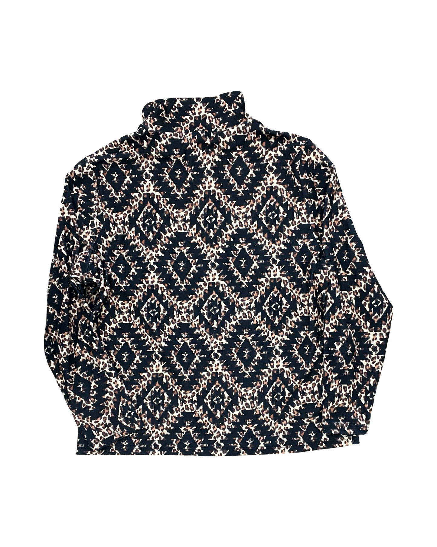 Top Ls By Clothes Mentor In Black & Cream, Size:L