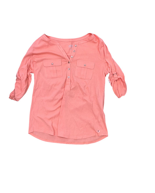 Top Ss By Soho Apparel In Peach, Size:M
