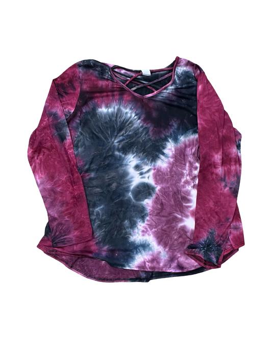 Top Ls By Heimish Usa In Black & Pink, Size:Xl