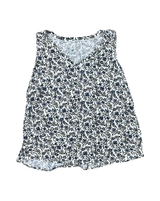 Top Sleeveless By Maurices In White, Size:3X