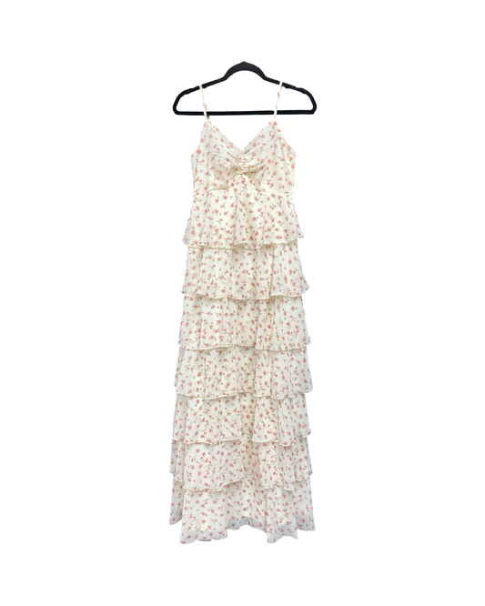 Dress Casual Maxi By Clothes Mentor In Cream, Size:S