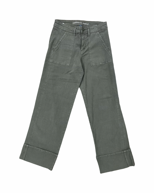 Pants Cargo & Utility By American Eagle In Green, Size:2