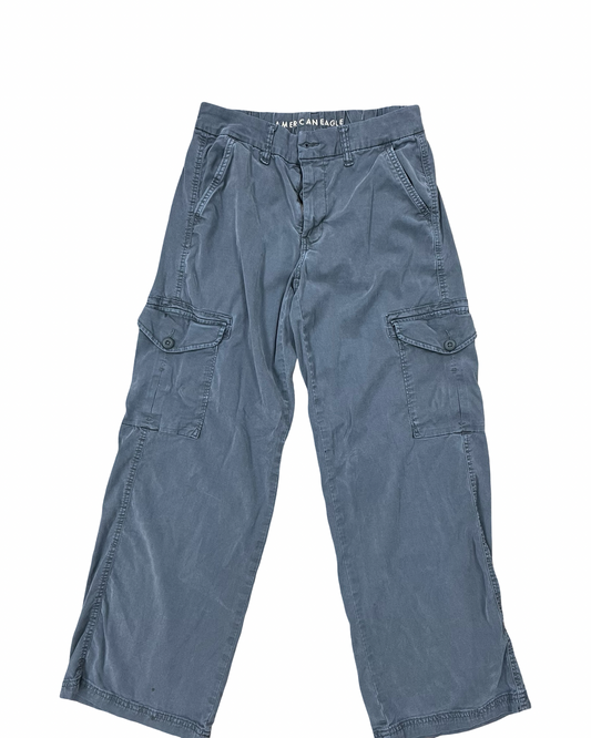 Pants Cargo & Utility By American Eagle In Blue, Size:2