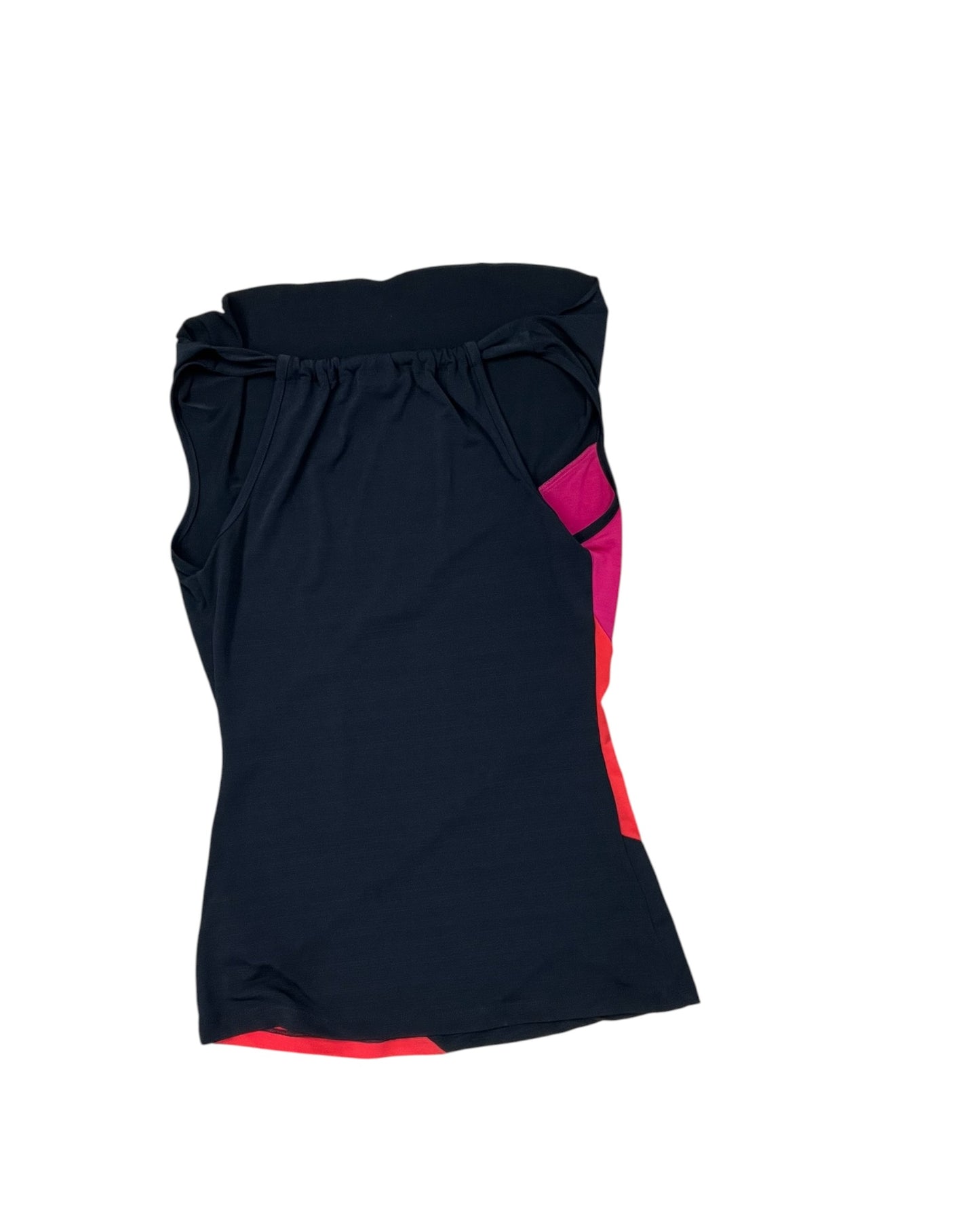 Top Sleeveless By Takara In Black & Pink, Size:M