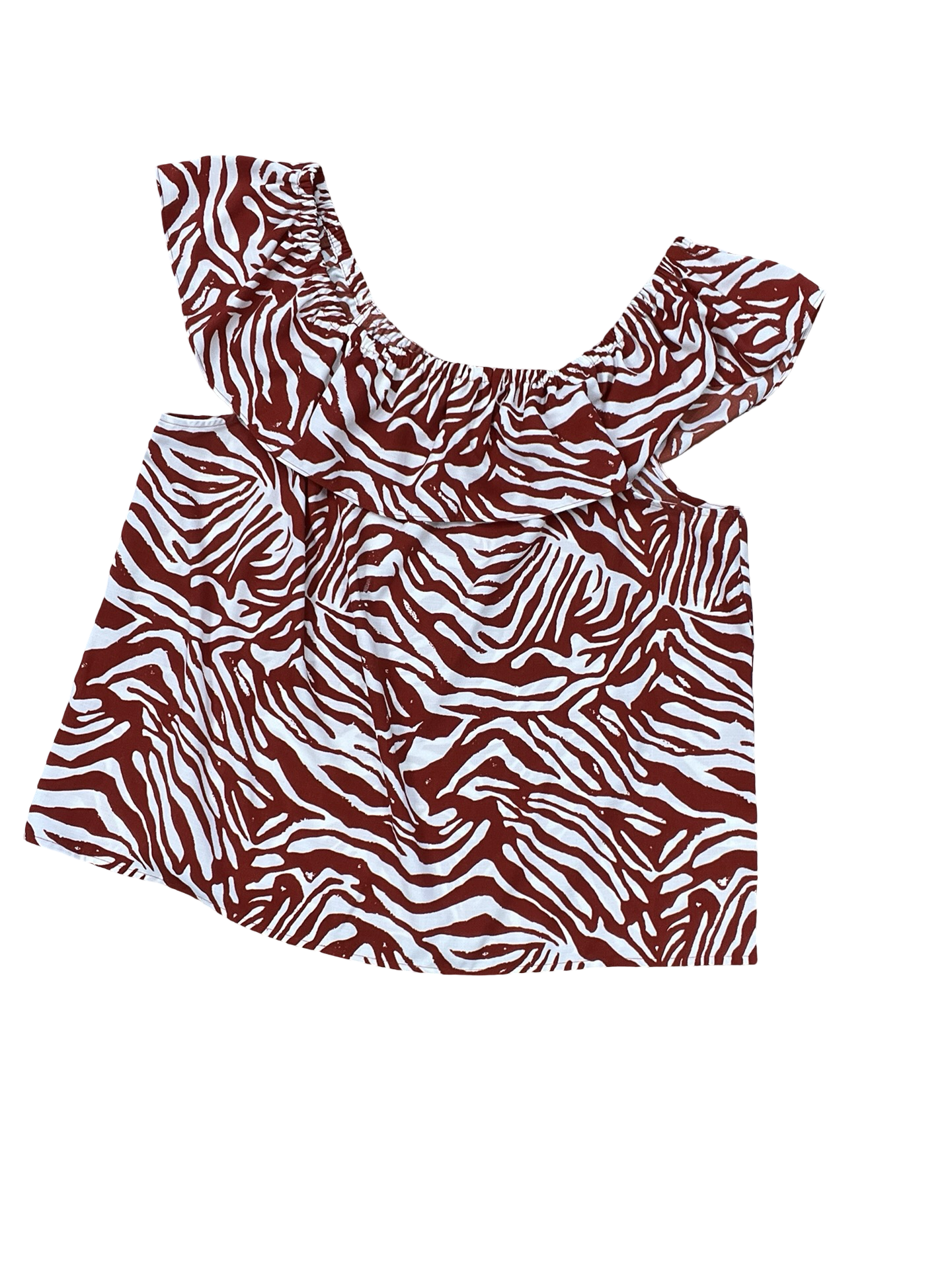 Top Ss By Nine West In Orange & White, Size:Xl