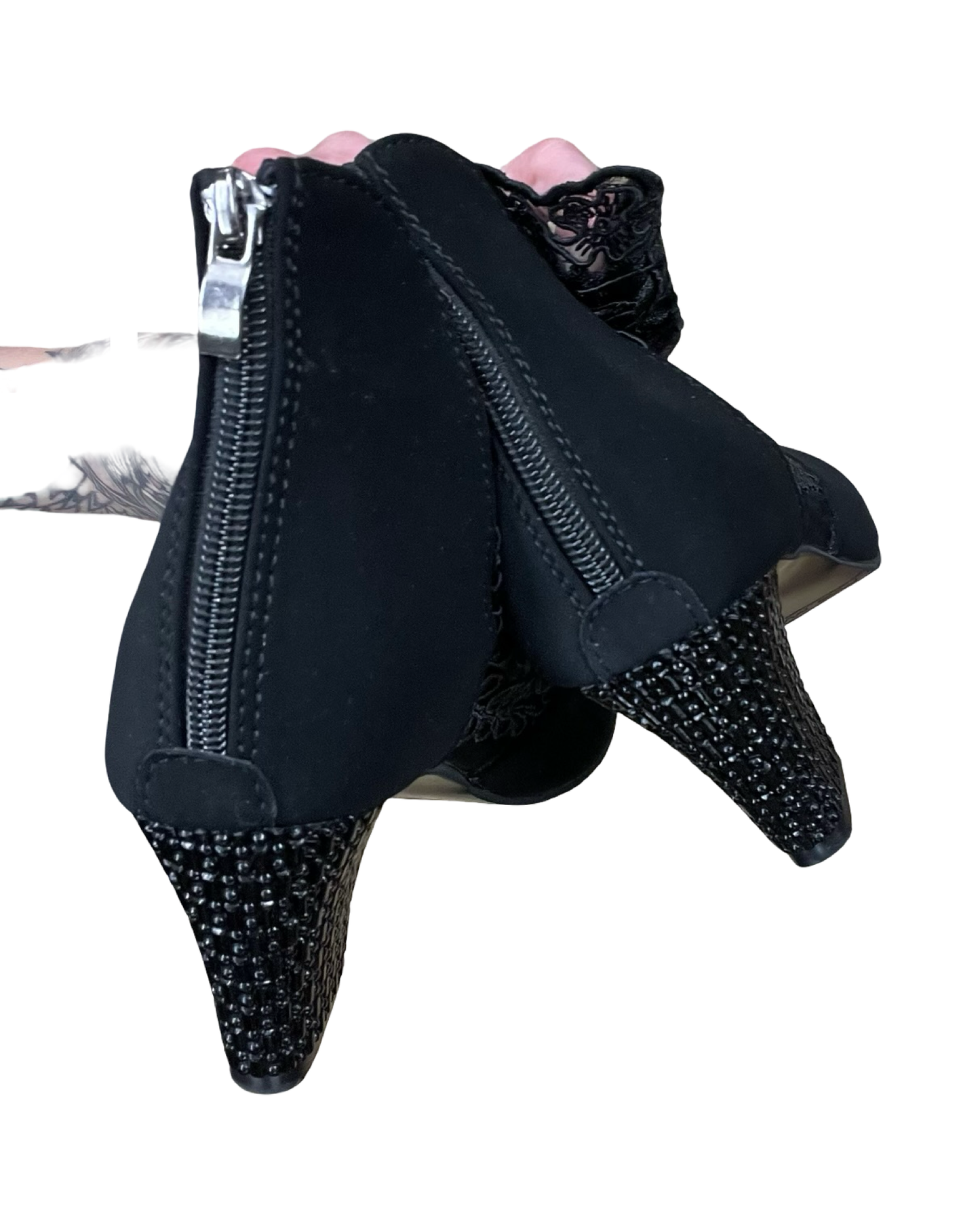 Shoes Heels Block By Clothes Mentor In Black, Size:7.5