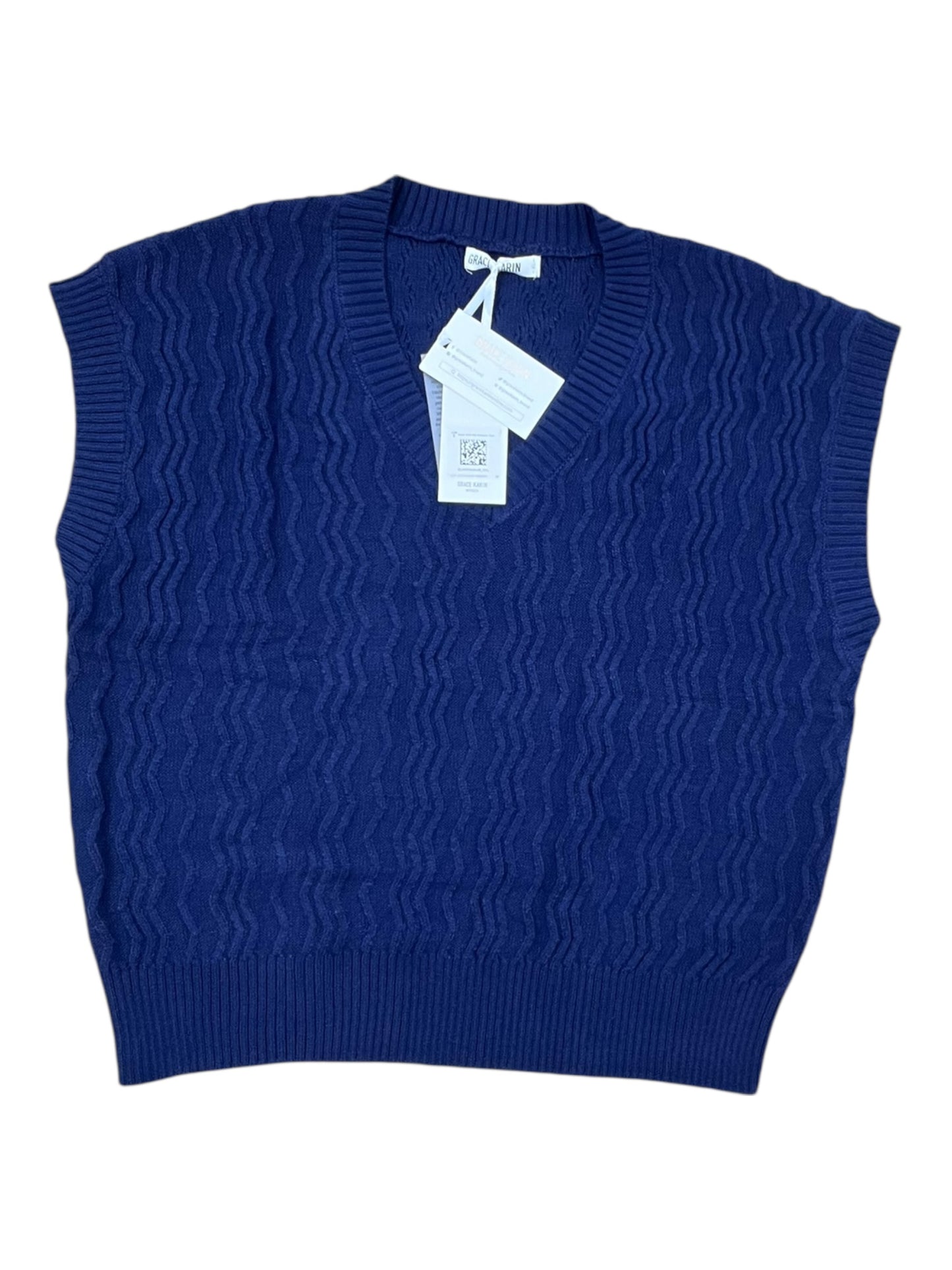 Top Ss By Grace Karin In Blue, Size:Xl