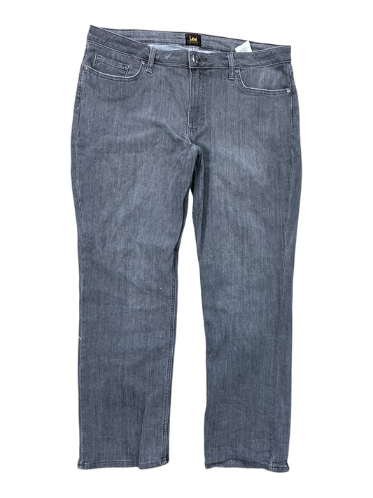 Jeans Straight By Lee In Grey, Size:16