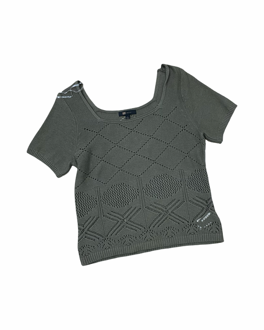 Top Ss Designer By Frye In Green, Size:L