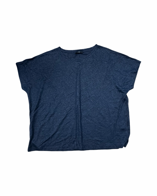 Top Ss By Clothes Mentor In Navy, Size:L