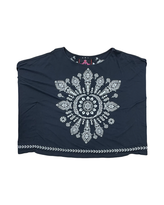 Top Ss By Jw In Black, Size:Xs