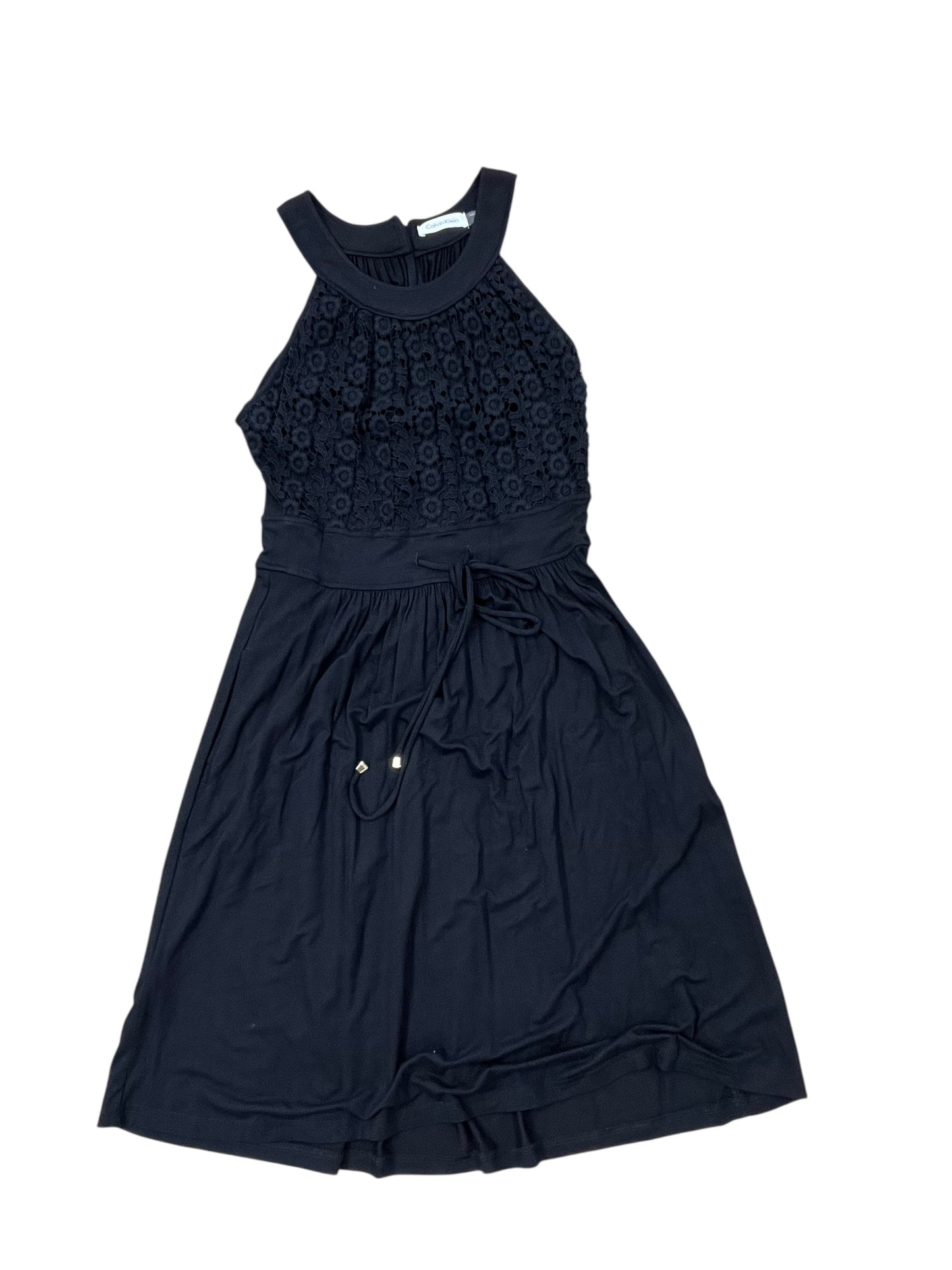 Dress Work By Calvin Klein In Black, Size:S