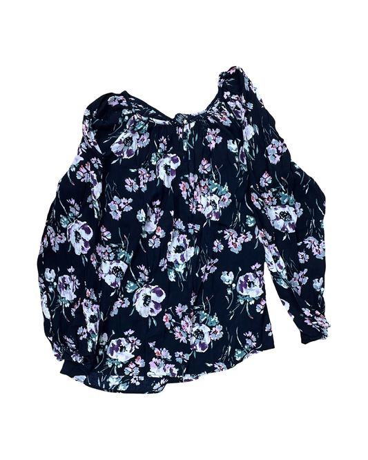 Top Ls By Chaps In Navy, Size:M
