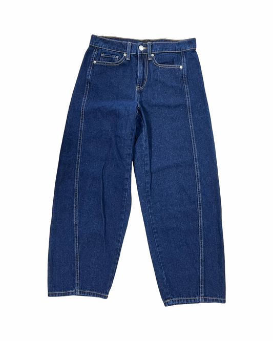 Jeans Wide Leg By Free Assembly In Blue Denim, Size:0