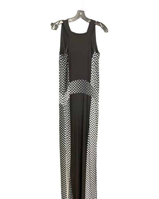 Dress Casual Maxi By Clothes Mentor In Black & White, Size:M