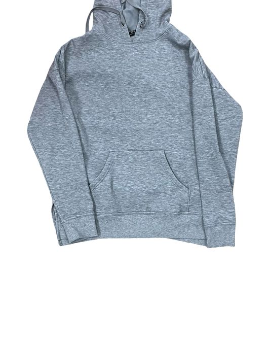 Athletic Sweatshirt Hoodie By Athletic Works In Grey, Size:S