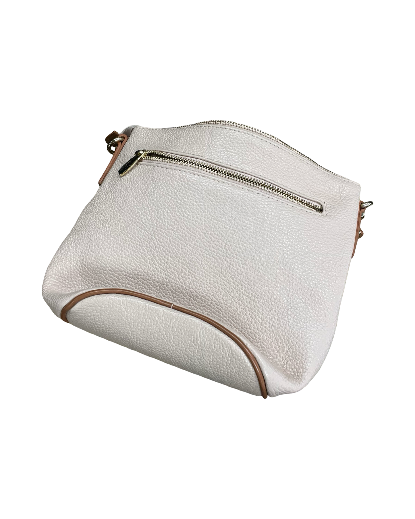 Handbag By Valentina In Peach, Size:Small