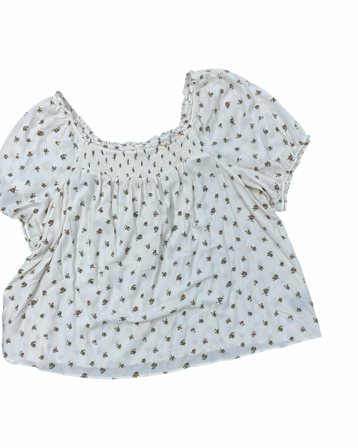 Top Ss By Torrid In Cream, Size:4X
