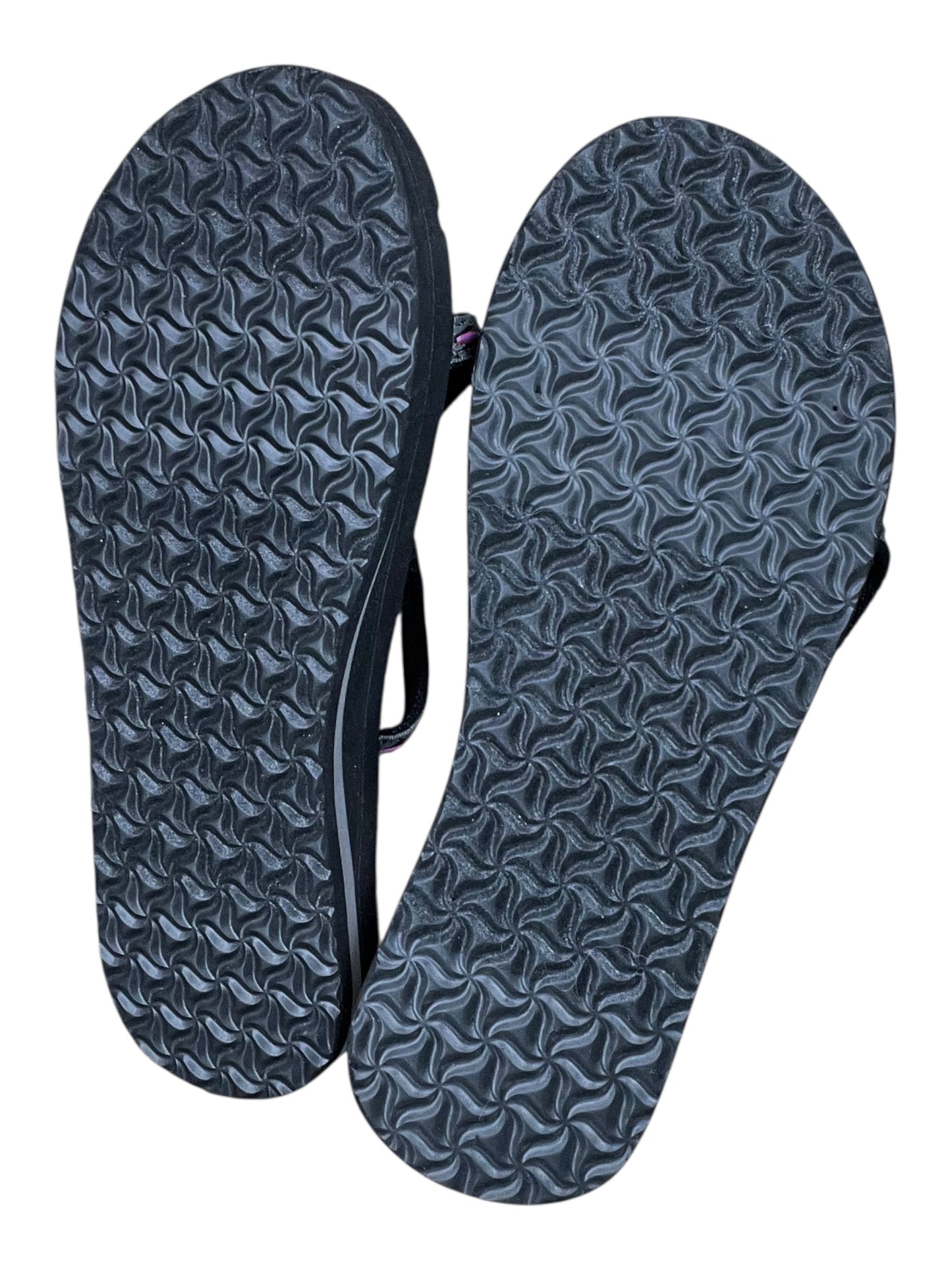 Sandals Flip Flops By Teva In Black, Size:7
