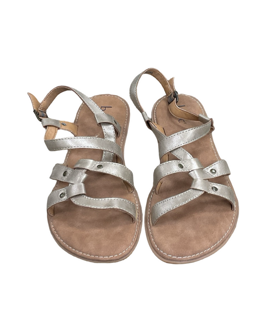 Sandals Flats By Boc In Gold, Size:7