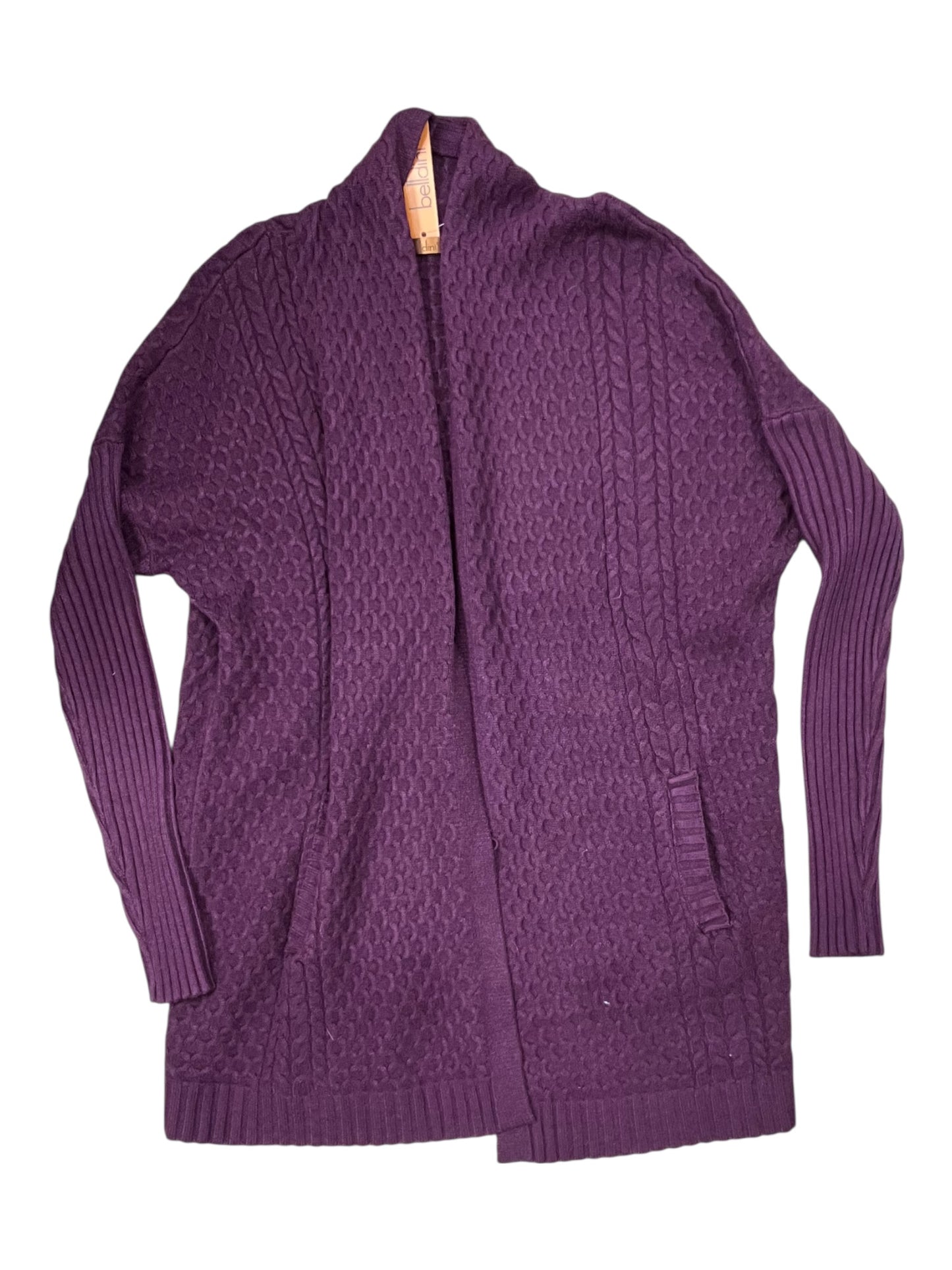 Cardigan By Belldini In Purple, Size:M