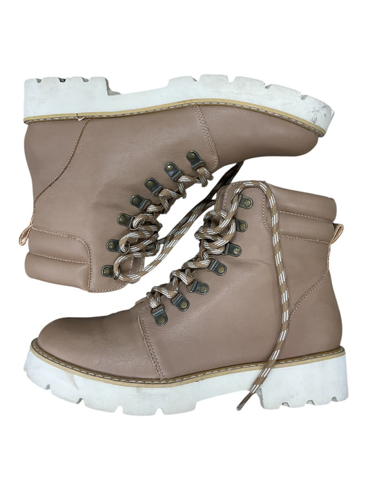 Boots Hiking By Oasis Society In Tan, Size:7