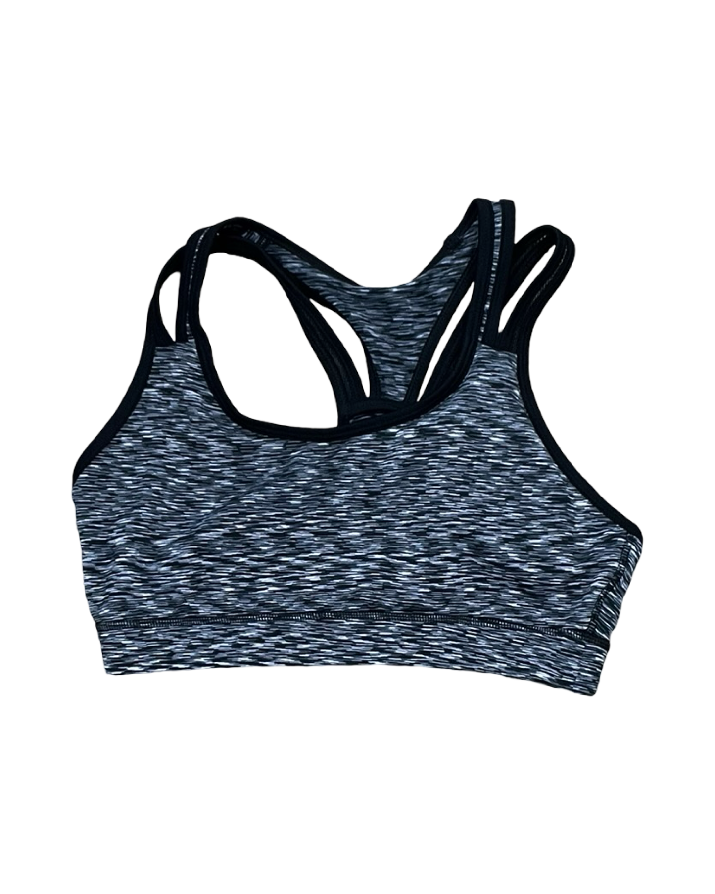 Athletic Bra By Energy Zone In Black & Grey, Size:L