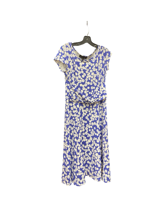 Dress Work By Perceptions In Purple & Yellow, Size:Mp