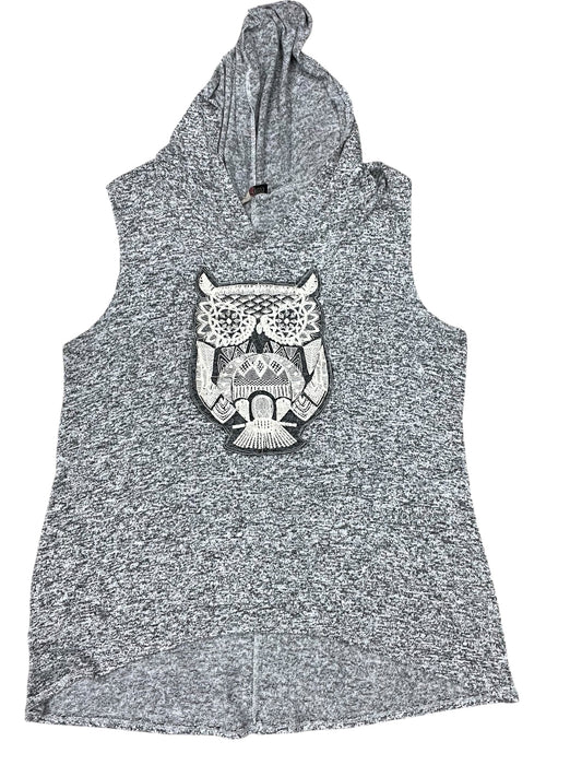 Top Sleeveless By Free Kisses In Grey, Size:3X