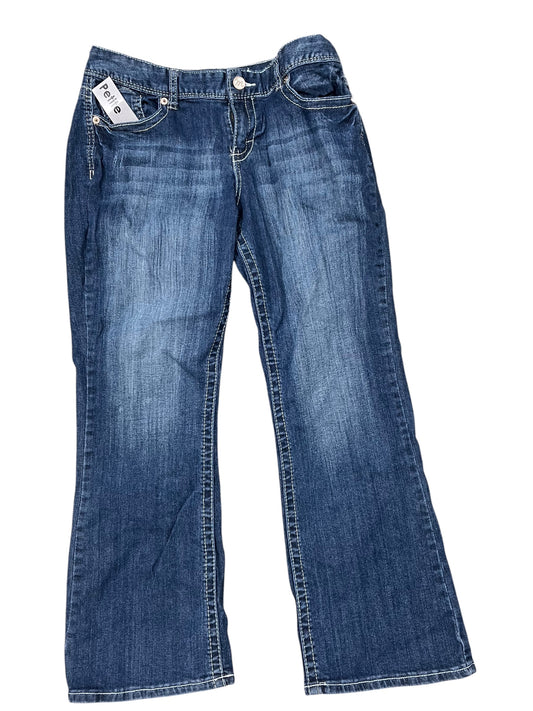 Jeans Boot Cut By Maurices In Blue Denim, Size:12P