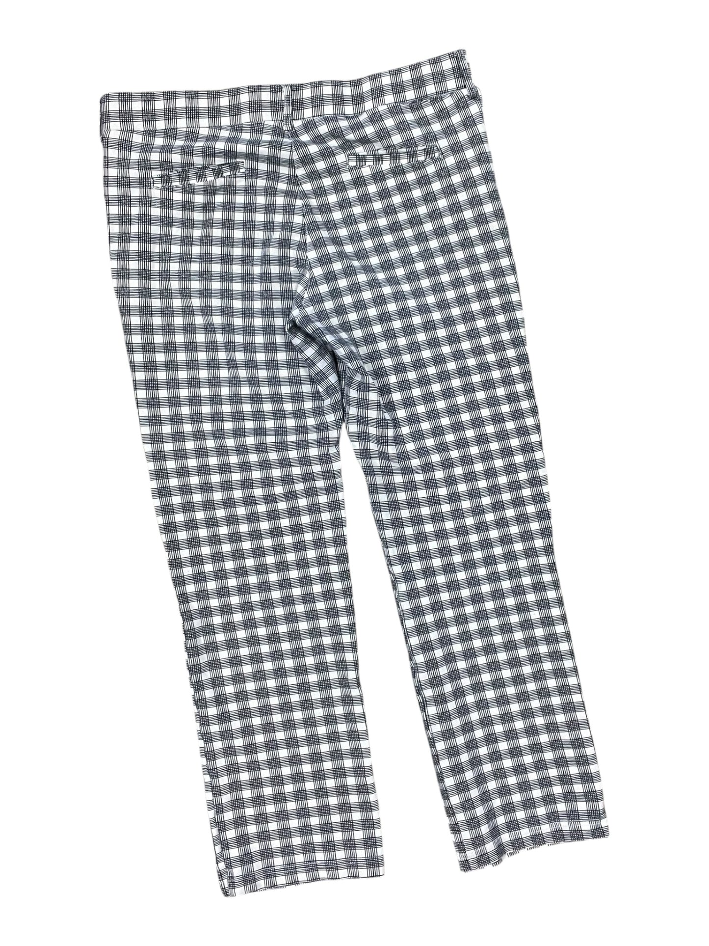 Pants Dress By Betabrand In Blue & Cream, Size:Xl