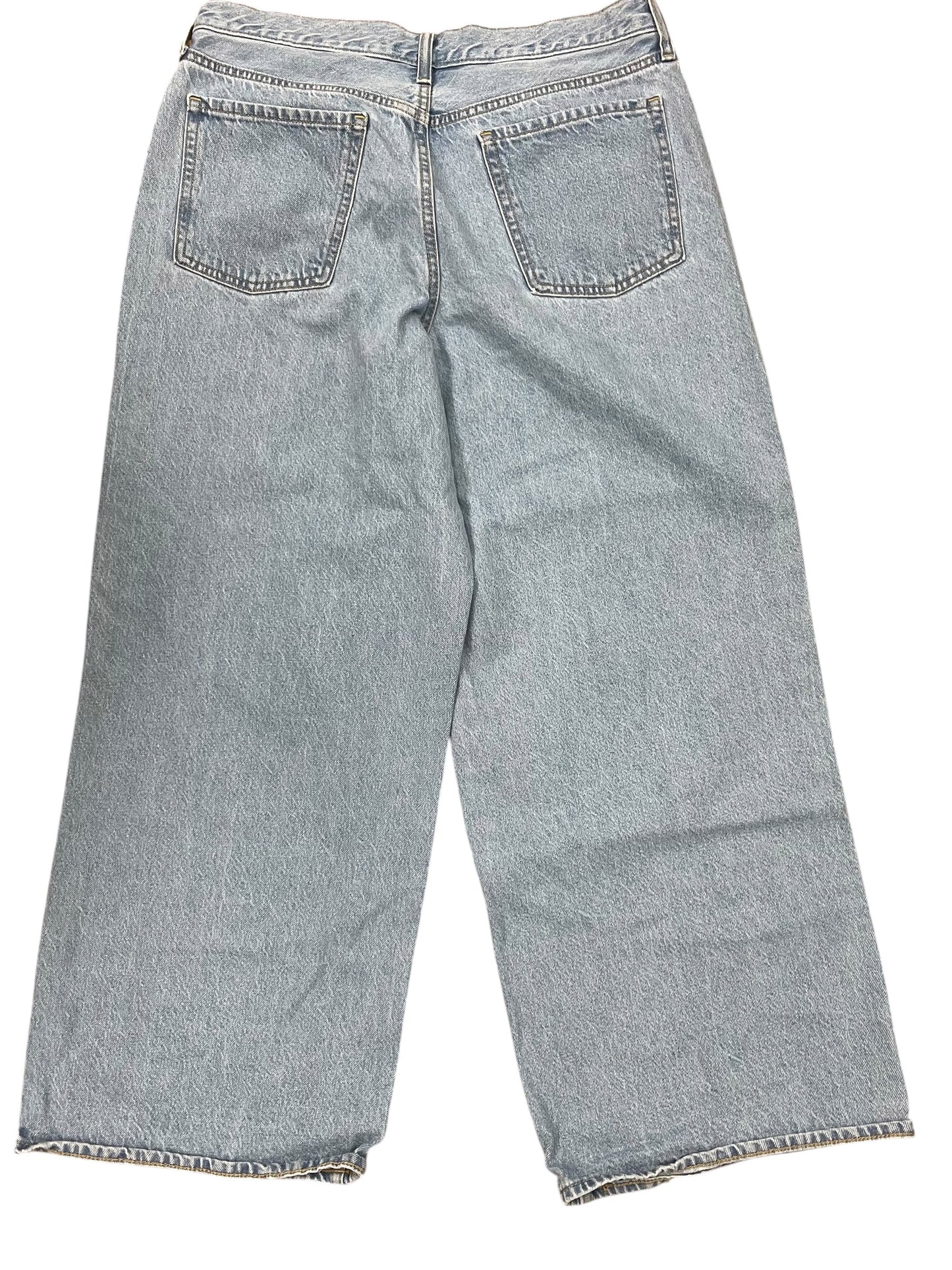 Jeans Wide Leg By Old Navy In Blue Denim, Size:12