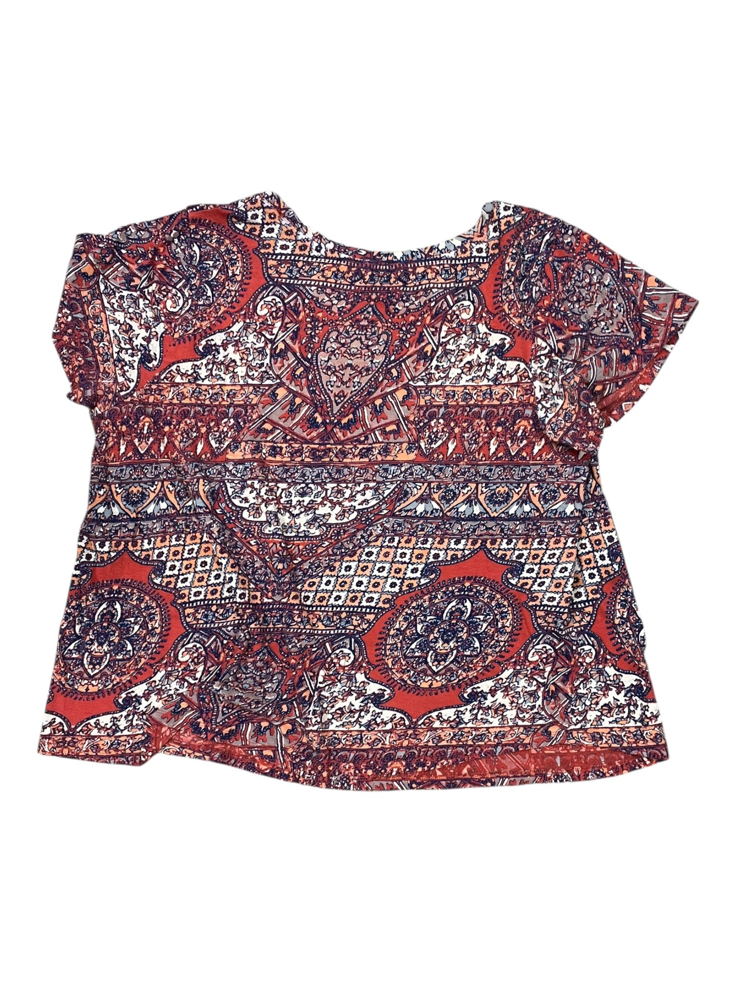 Top Ss By Lucky Brand In Orange, Size:2X