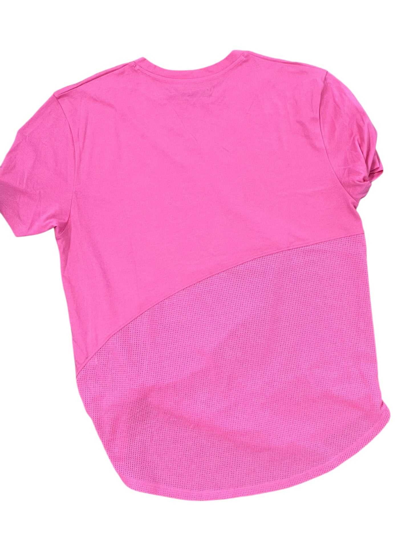 Athletic Top Ss By Under Armour In Pink, Size:M