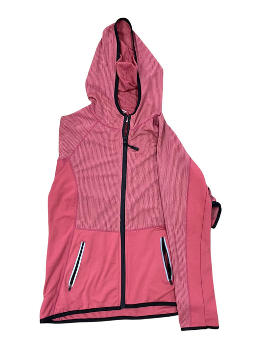 Athletic Jacket By Clothes Mentor In Coral, Size:L