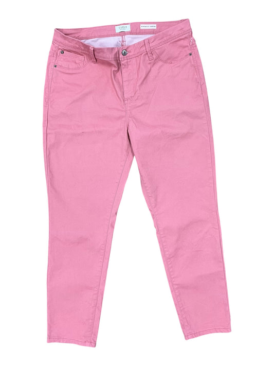 Jeans Jeggings By Curve Appeal In Pink, Size:14