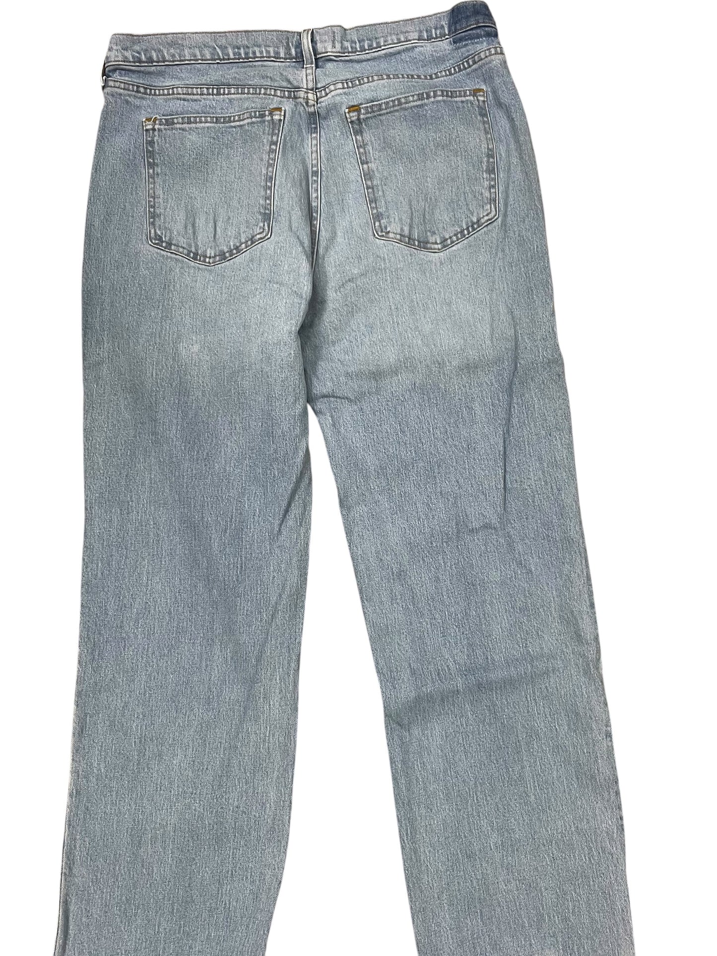 Jeans Wide Leg By Abercrombie And Fitch In Blue Denim, Size:18