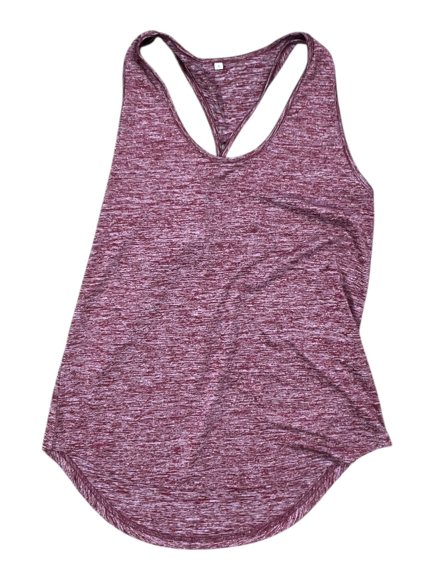 Athletic Tank Top By Clothes Mentor In Maroon, Size:S