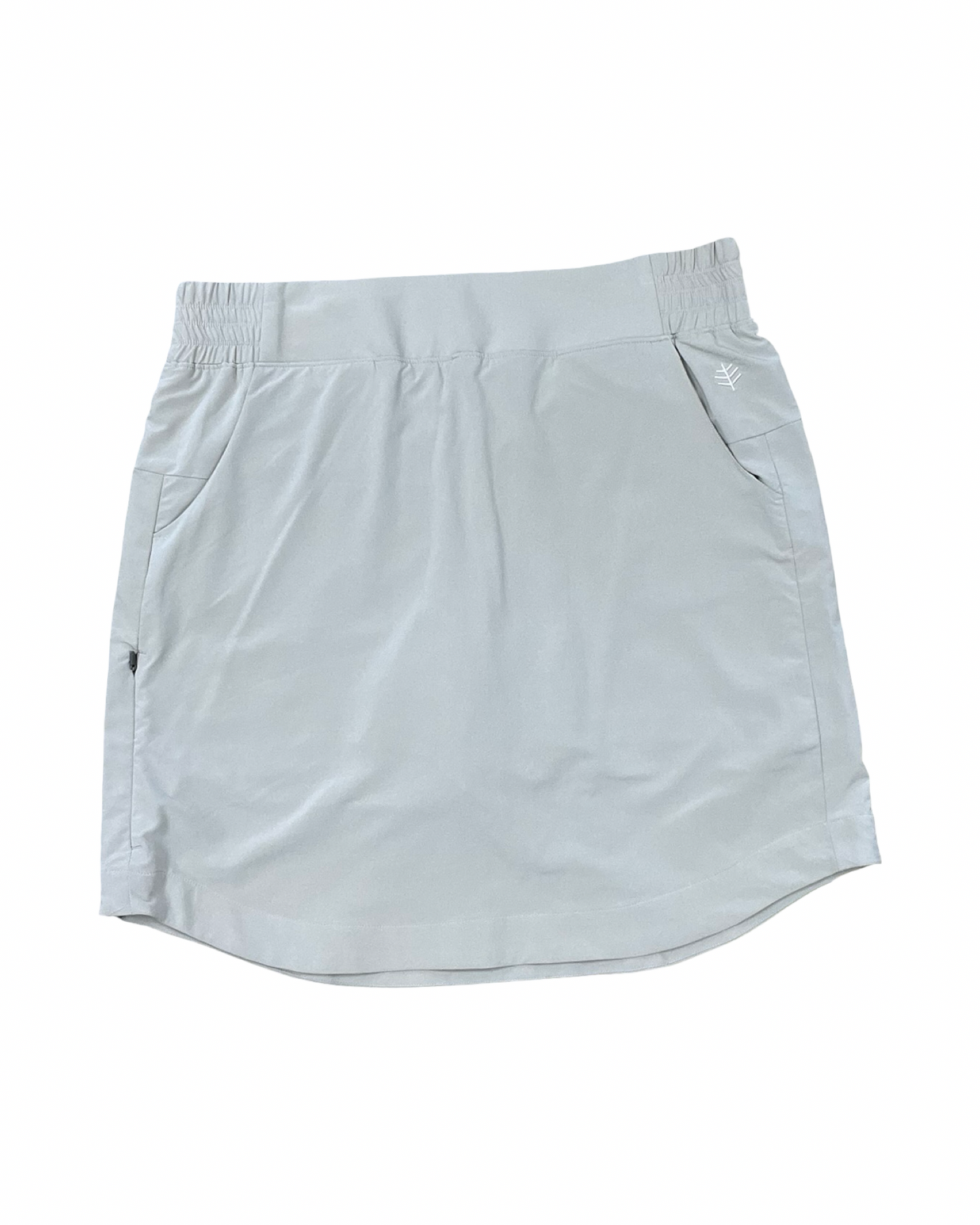 Skort By Coolibar In Tan, Size:L