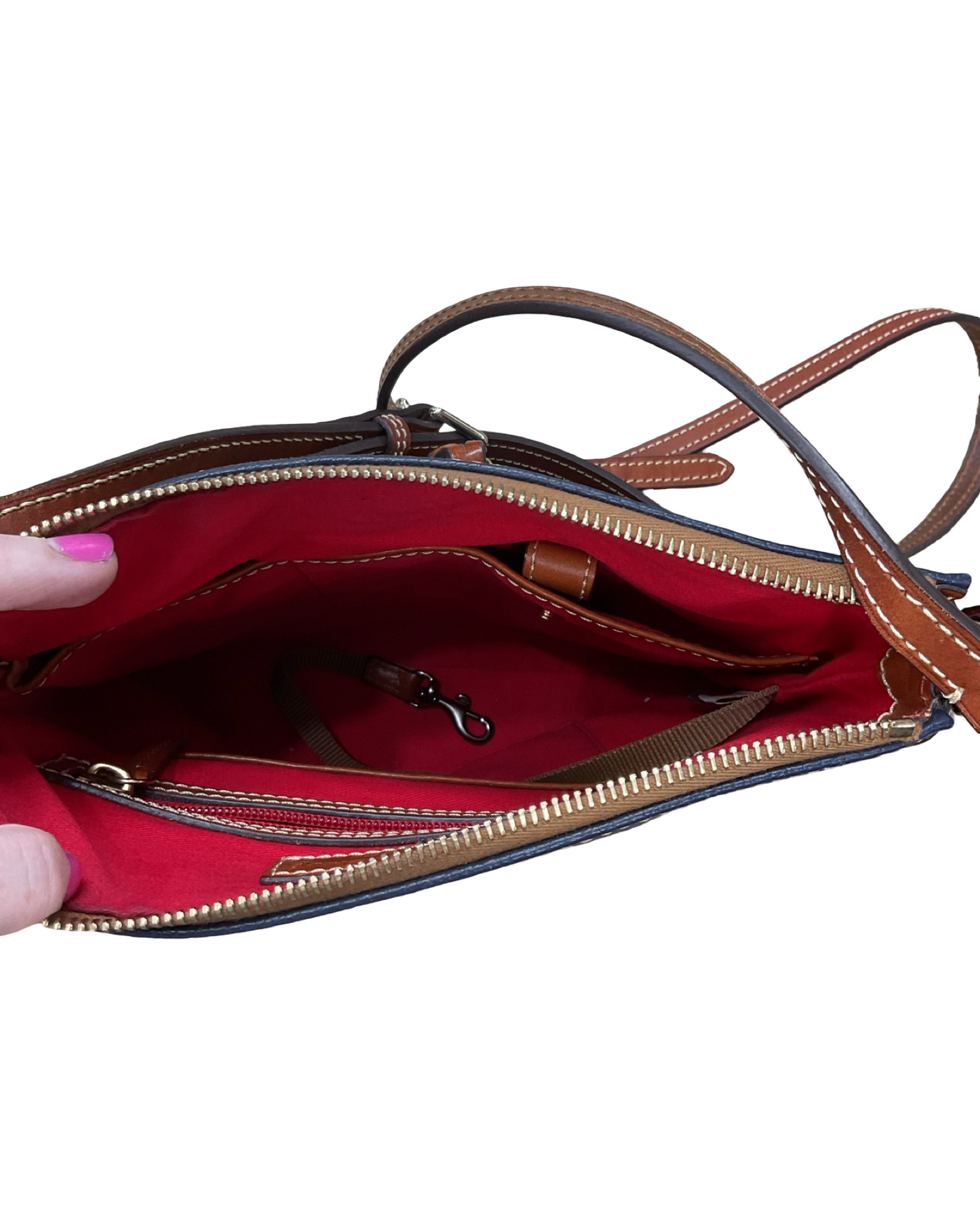 Crossbody Designer By Dooney And Bourke In Navy, Size:Medium